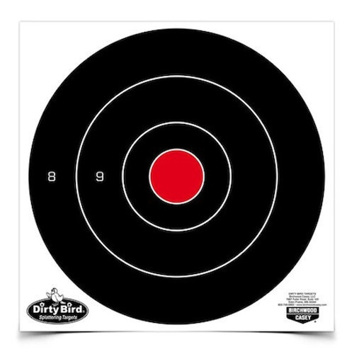 BIRCHWOOD CASEY BC-35825 DIRTY BIRD 8 INCH BULL'S-EYE, 25 TARGETS BIRCHWOOD CASEY BC-35825 DIRTY BIRD 8 INCH BULL'S-EYE, 25 TARGETS