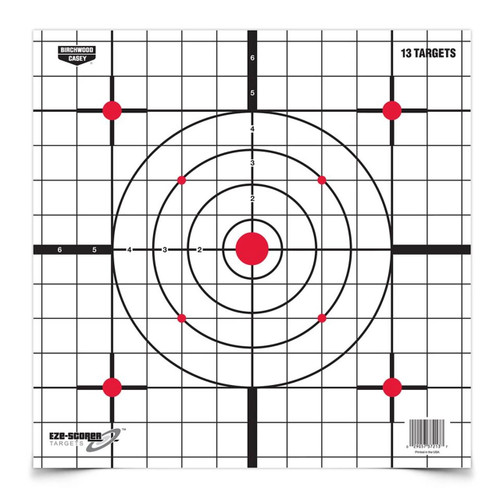 BIRCHWOOD CASEY BC-37213 EZE-SCORER 12 INCH SIGHT-IN TARGET BIRCHWOOD CASEY BC-37213 EZE-SCORER 12 INCH SIGHT-IN TARGET
