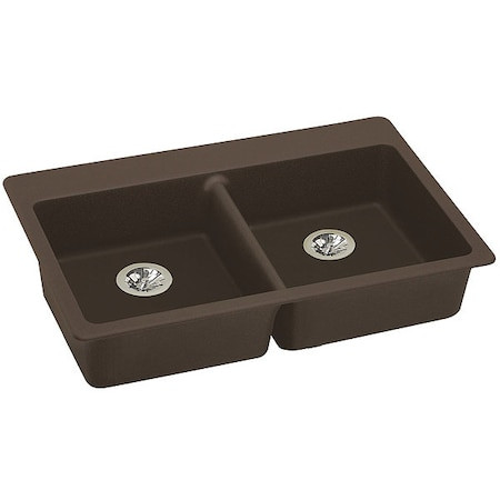 ELKAY ELGAD3322PDMC0 ELKAY QUARTZ CLASSIC 33" X 22" X 5-1/2",