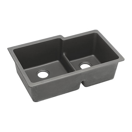 ELKAY ELGULBO3322GY0 ELKAY QUARTZ CLASSIC 33" X 20-1/2" X 9-1