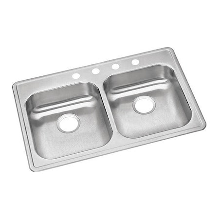 ELKAY GE233223 DAYTON STAINLESS STEEL 33" X 22" X 5-3/8