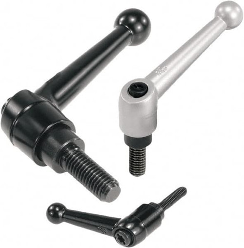 KIPP K0116.4A41X55 ADJUSTABLE HANDLE,3/8"-16,ZINC