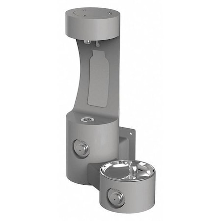 ELKAY LK4408BFGRY ELKAY OUTDOOR EZH2O BOTTLE FILLING STATI