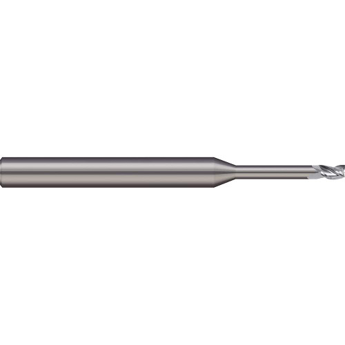 MICRO 100 MEF-010-050 SQ. END MILL,SINGLE END,CARB,0.0100"