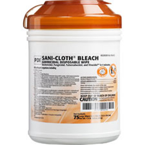 PDI P54072 PDI HC  CLEANING WIPES, W/BLEACH, 6"X10- PDI P54072 PDI HC  CLEANING WIPES, W/BLEACH, 6"X10-