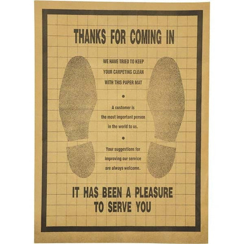 JOHNDOW INDUSTRIES PFM-500 VEHICLE INTERIOR COVERS; TYPE: FLOOR MAT