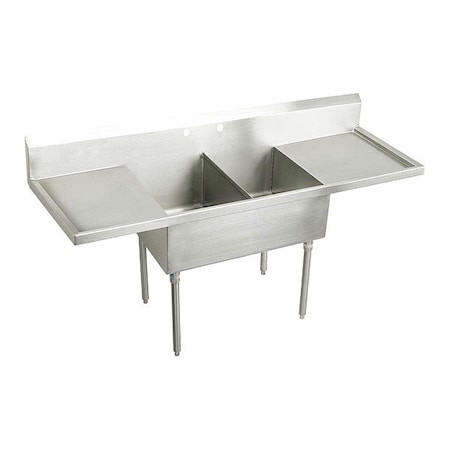 ELKAY SS8236LR4 ELKAY STURDIBILT STAINLESS STEEL 84" X 2