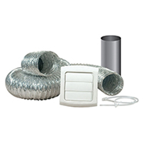 DUNDAS JAFINE, INC. TD48PVKZW6 VENT KIT DRYER ALU WH 4INX8FT