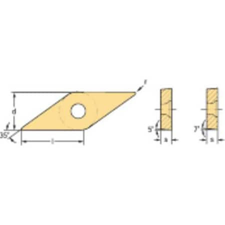 WALTER VALENITE VCMW160408-RK6 WKK10S DIAMOND TURNING INSERT,VCMW,CARBIDE