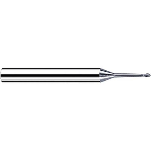 FRAISA X6768108 1.2MM DIAM, 1MM LOC, 2 FLUTE SOLID CARBI