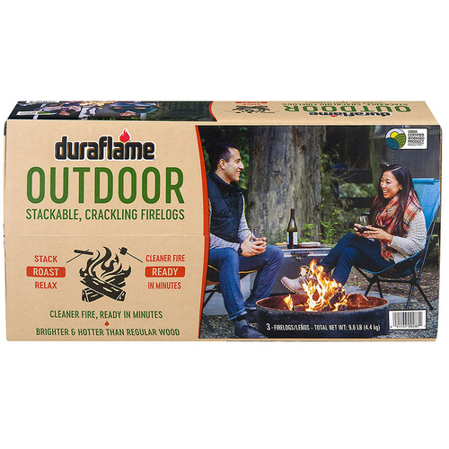 DURAFLAME, INC 00287 FIRELOG OUTDOOR 3 X 3.2LB     