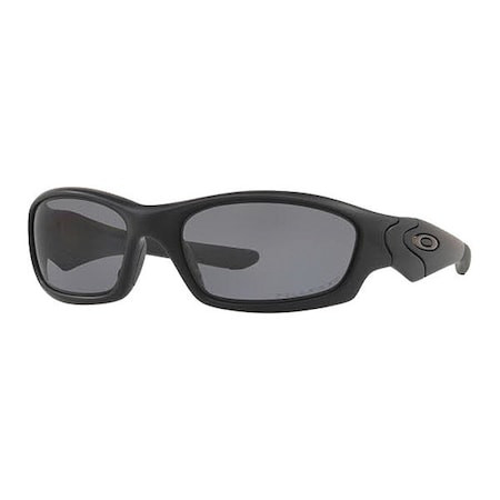 OAKLEY 11-014 SI STRAIGHT JACKET MATTE BLK W/GRAY POL