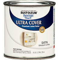 RUST-OLEUM 267300 PAINT SATIN UC BLOSSOM WHT HP 