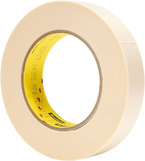 3M 7000001488 MASKING TAPE, 250, TAN, 1 INCH W, 60 YD 
