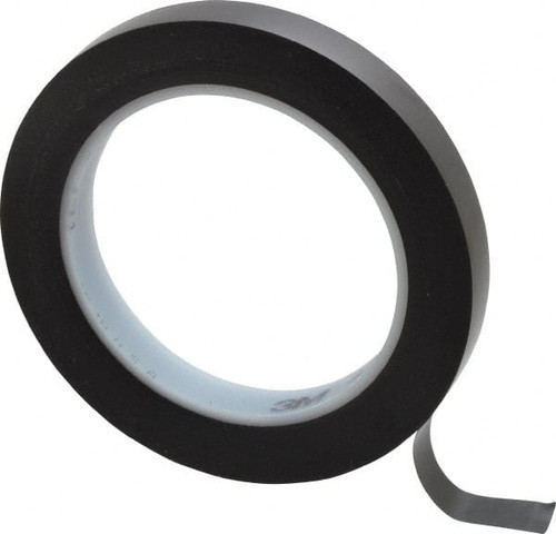 3M 7000047456 3M(TM) VINYL TAPE 471 BLACK, 1/2 IN X 36