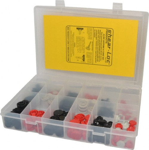 MSC 99-611-6 PLASTIC KNOB 350 PIECE, SCREW ASSORTMENT