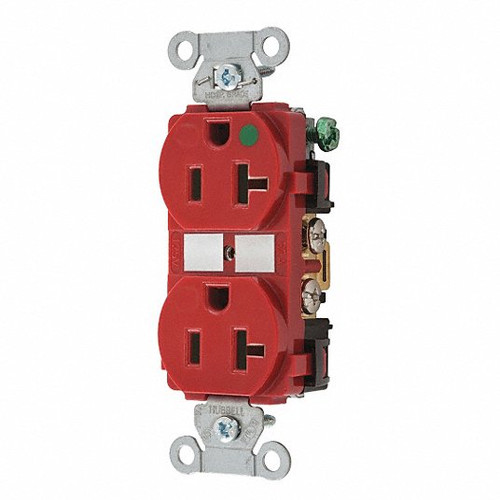 BRYANT BRY8300HBRED RECEPTACLE RED 1.0 HP 2 POLES 3 WIRES