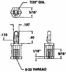 MSC FTP-375-N SPACERS SPEC DR NYLON