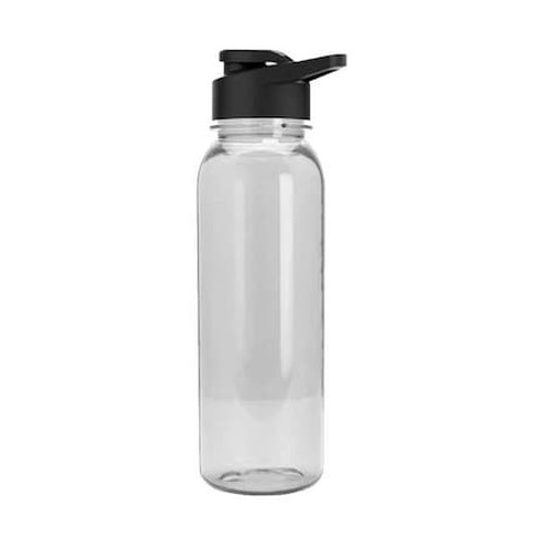TRITAN TXB24D WATER BOTTLE,24OZ,CLEAR,BLACK LID,PK50