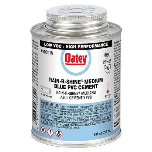 OATEY 30891V CEMENT PVC BLUE 8OZ           