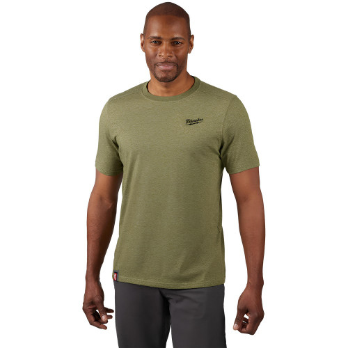 MILWAUKEE ELECTRIC TOOLS 603GN-2X HYBRID WORK TEE - SHORT SLEEVE MILWAUKEE ELECTRIC TOOLS 603GN-2X HYBRID WORK TEE - SHORT SLEEVE