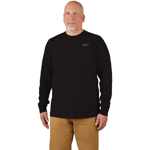 MILWAUKEE ELECTRIC TOOLS 604B-L HYBRID WORK TEE - LONG SLEEVE