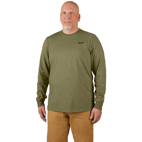 MILWAUKEE ELECTRIC TOOLS 604GN-M HYBRID WORK TEE - LONG SLEEVE