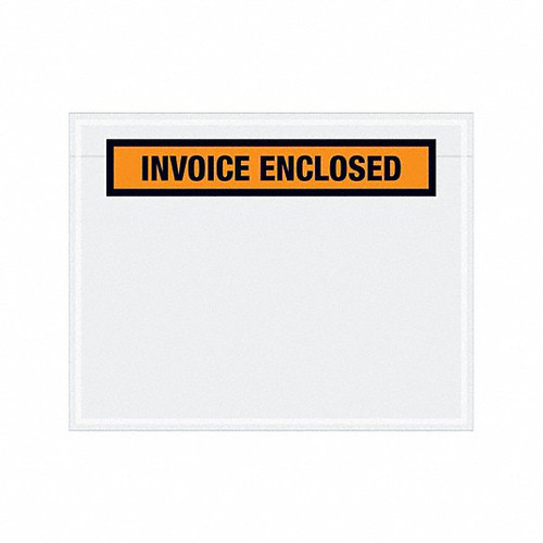 GRAINGER GLOBAL SOURCING PL23 INVOICE ENVELOPE ORANGE PK1000