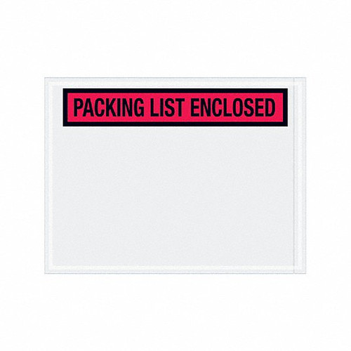 GRAINGER GLOBAL SOURCING PL451 PACKING LIST ENVELOPE RED PK1000