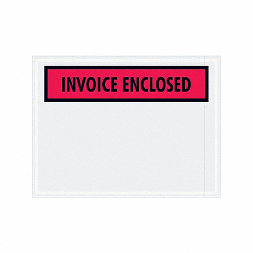 GRAINGER GLOBAL SOURCING PL463 INVOICE ENVELOPE COLOR RED PK1000