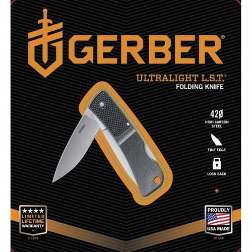GERBER 46050 KNIFE,ULETTERALIGHT LST,FINE EDGE