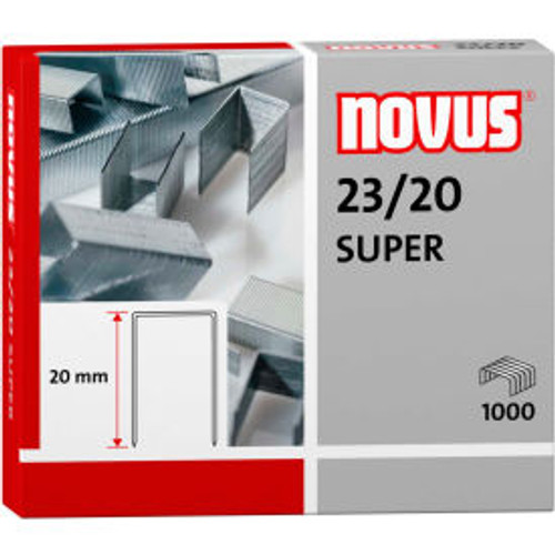 DAHLE NORTH AMERICA, INC 042-0240 NOVUS 23/20 SUPER HEAVY DUTY STAPLES, 23 DAHLE NORTH AMERICA, INC 042-0240 NOVUS 23/20 SUPER HEAVY DUTY STAPLES, 23