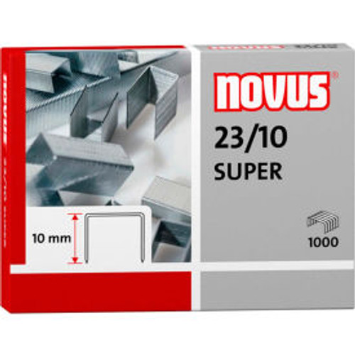 DAHLE NORTH AMERICA, INC 042-0531 NOVUS 23/10 SUPER HEAVY DUTY STAPLES, 23 DAHLE NORTH AMERICA, INC 042-0531 NOVUS 23/10 SUPER HEAVY DUTY STAPLES, 23