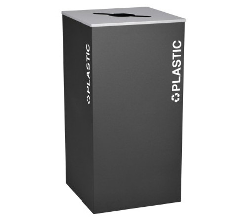 EX-CELL KAISER LLC RC-KD36-PL BLX SQUARE PLASTIC, STEEL, 36 GAL. BLACK TEX