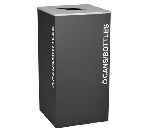 EX-CELL KAISER LLC RC-KD36-C BLX SQUARE CANS/BOTTLES, STEEL, 36 GAL. BLAC