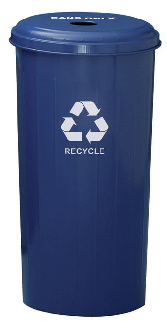 WITT INDUSTRIES, INC 10/1DTDB TALL ROUND RECYCLING WASTEBASKET & TOP W