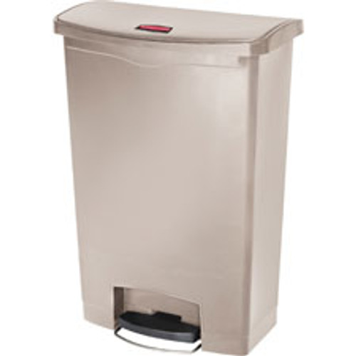 RUBBERMAID COMMERCIAL PRODUCTS 1883552 SLIM JIM 90L/24G FS RESIN STEP ON BEIG