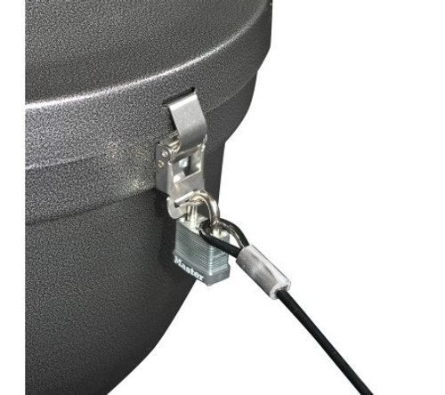 EX-CELL KAISER LLC SRS-LCK LOCK KIT, STEEL CABLE,  BLACK