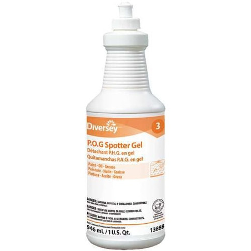 DIVERSEY 913888 CARPET SPOTTER,32 OZ.,PH 7.8,PK6