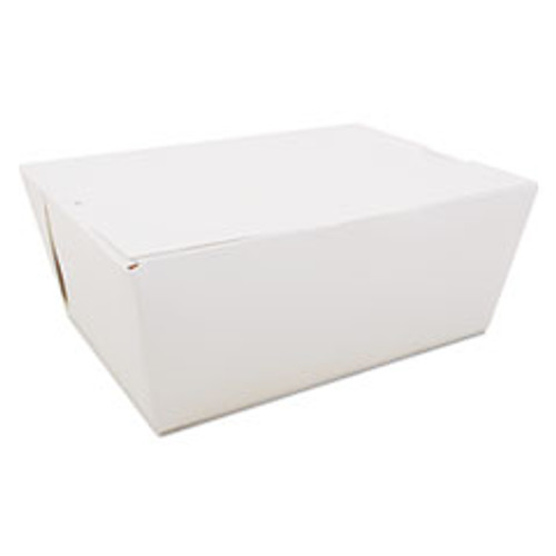 SOUTHERN CHAMPION TRAY 0744 CHAMPPAK CARRYOUT BOXES, WHITE, 7 3/4 X 