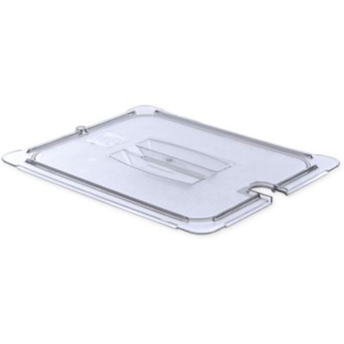 CARLISLE 10231U07 UNIV HNDL NOTCHD LID,1/2 FOOD PAN,CL,PK6 CARLISLE 10231U07 UNIV HNDL NOTCHD LID,1/2 FOOD PAN,CL,PK6
