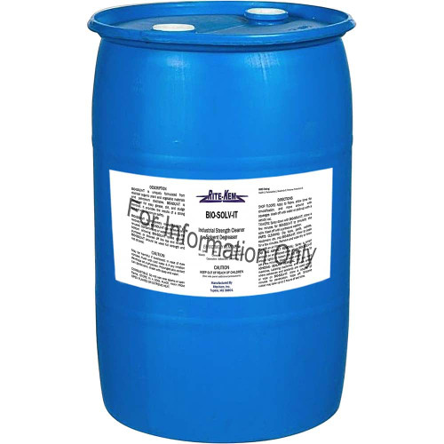 RITE-KEM BIO-SOLV-IT-30 30 GALLON DRUM. ORGANIC SOLVENT DEGREASE