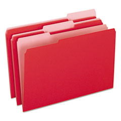 ESSELTE PENDAFLEX CORP. 1531/3RED FILE FOLDERS,1/3 CUT TOP TAB,LEGAL