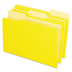 ESSELTE PENDAFLEX CORP. 1531/3YEL FILE FOLDERS,1/3 CUT TOP TAB,LEGAL