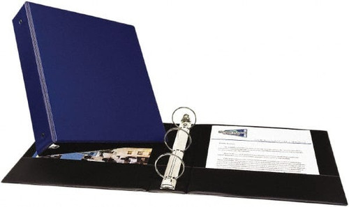 AVERY 03500 RING BINDER,2 ,11"X8-1/2",BLUE