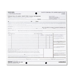 REDIFORM 6P695 BILL OF LADING,50 LOOSE FORM SETS/PACK