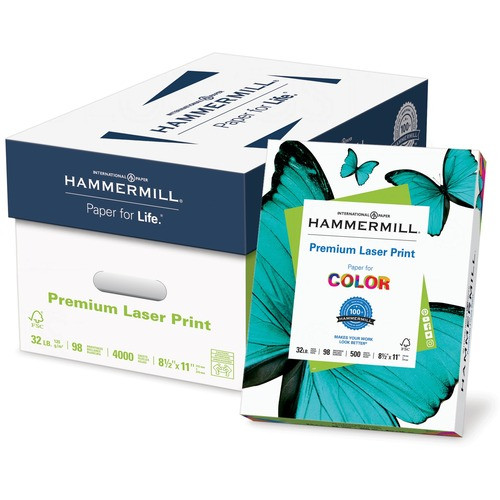 HAMMERMILL 104646 LASER PRINT PAPER,8-1/2"X11",4000/CT,WE