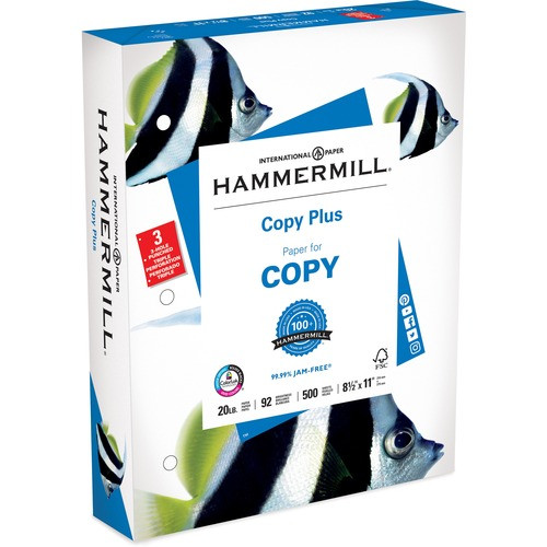 HAMMERMILL 10503-1 COPY PLUS PAPER,8-1/2X11",500/RM,WHITE