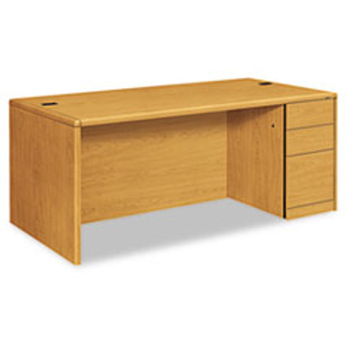 HON 10787RCC DESK, RIGHT PEDESTAL, B/B/F