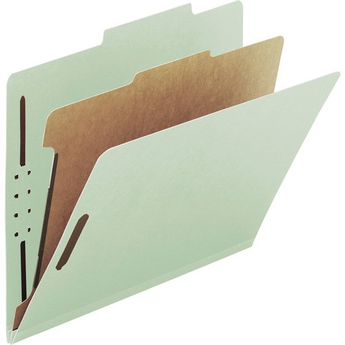 SMEAD MANUFACTURING CO. 18722 CLASSIFICATION FOLDER,GRAY/GREEN, 10/BX
